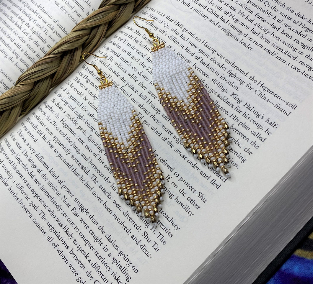 Beaded Fringe Earrings