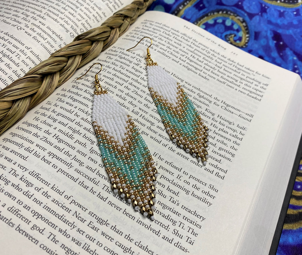 Beaded Fringe Earrings